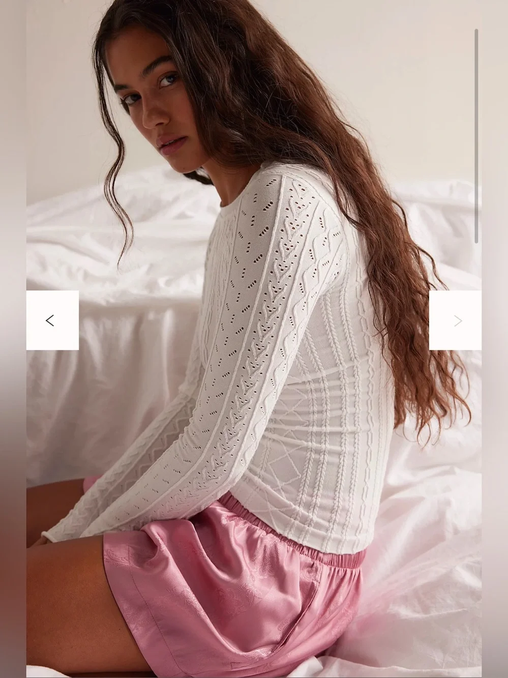 Free People - So Soft Seamless Modal Cable Long Sleeve - XS/S